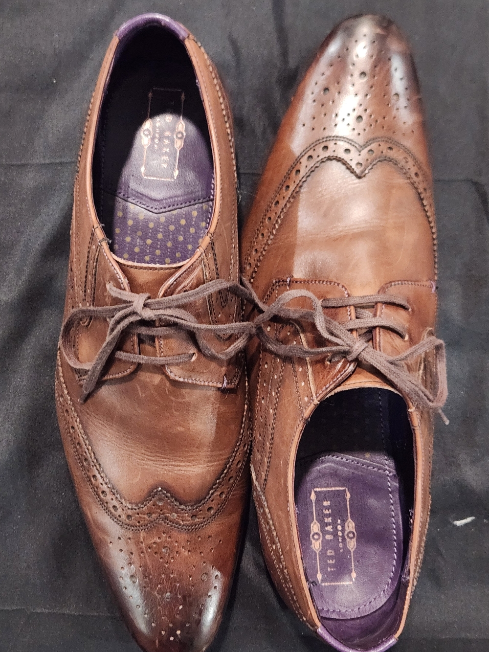 Ted Baker Men's Leather Wingtips